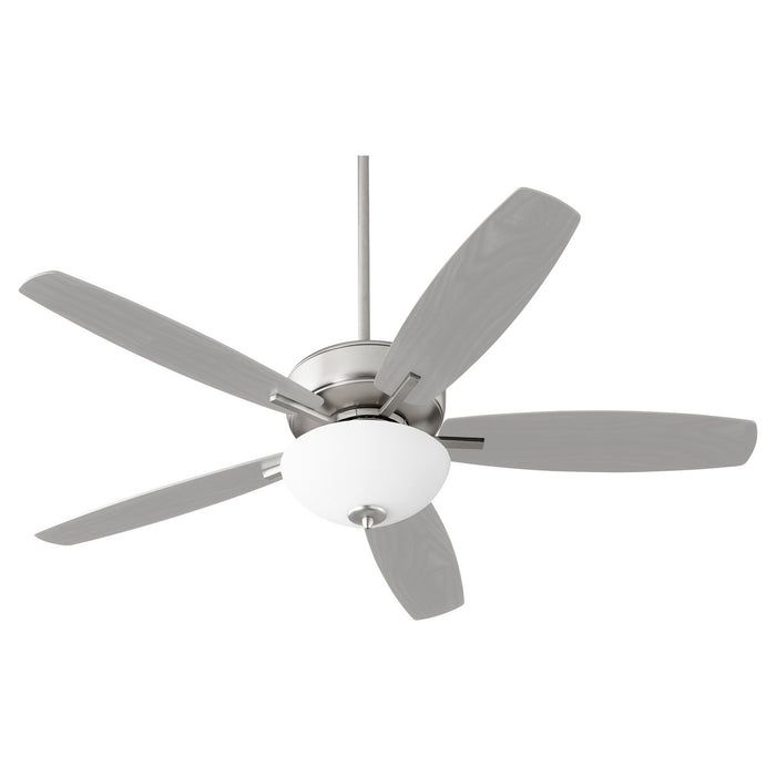 Quorum 70525-65 52" Ceiling Fan, Satin Nickel