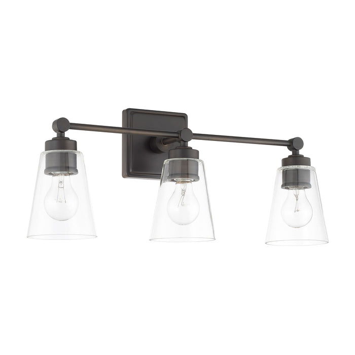 Capital Lighting 121831OB-432 Three Light Vanity, Old Bronze
