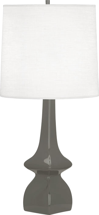 Robert Abbey CR210 One Light Table Lamp, ASH GLAZED CERAMIC