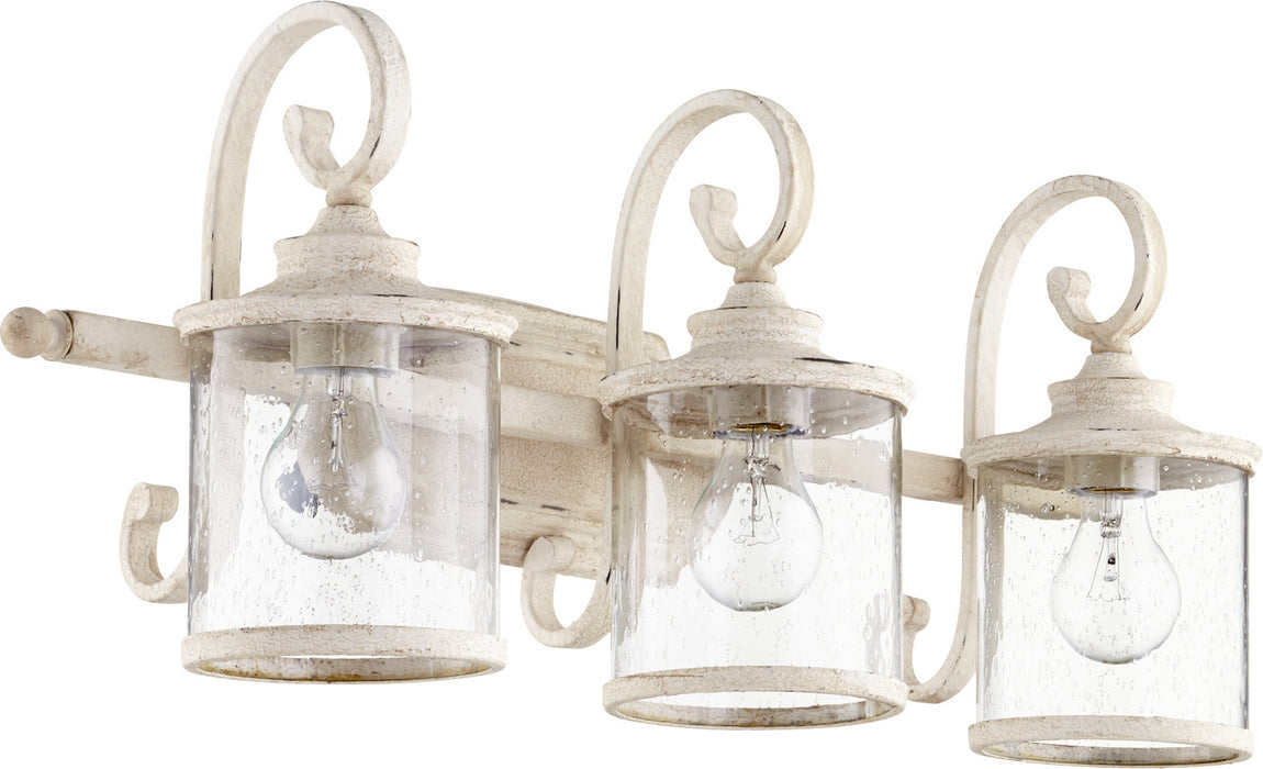Quorum 5073-3-70 Three Light Vanity, Persian White