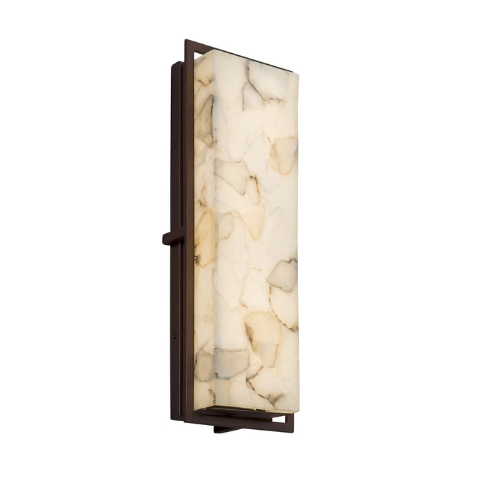 Justice Designs ALR-7564W-DBRZ LED Outdoor Wall Sconce, Dark Bronze