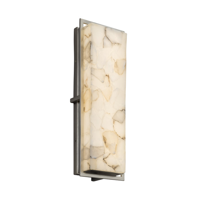 Justice Designs ALR-7564W-NCKL LED Outdoor Wall Sconce, Brushed Nickel