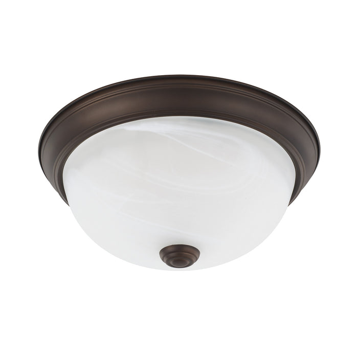 Capital Lighting 219021BZ Two Light Flush Mount, Bronze