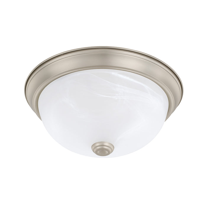 Capital Lighting 219021MN Two Light Flush Mount, Matte Nickel