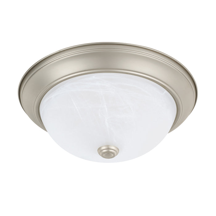 Capital Lighting 219022MN Two Light Flush Mount, Matte Nickel