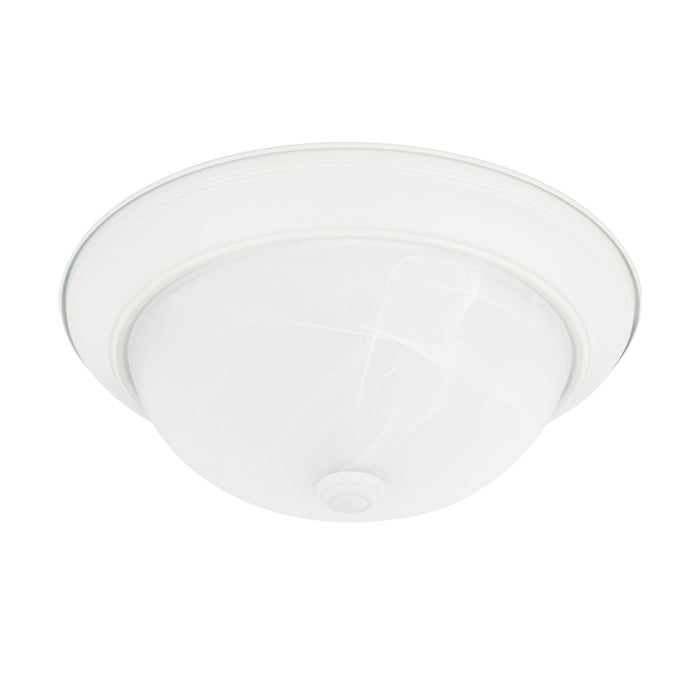 Capital Lighting 219022MW Two Light Flush Mount, Matte White