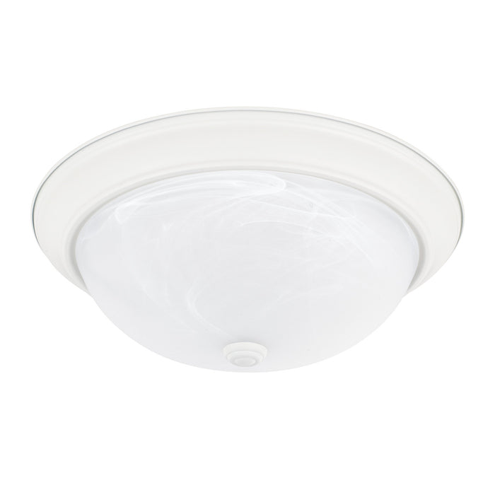 Capital Lighting 219031MW Three Light Flush Mount, Matte White