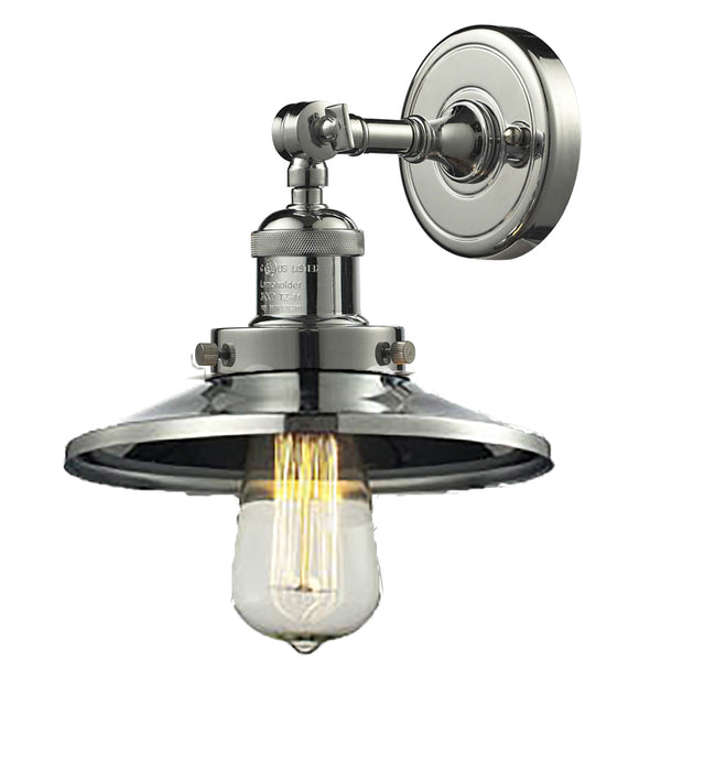 Innovations 203-PN-M1 One Light Wall Sconce, Polished Nickel