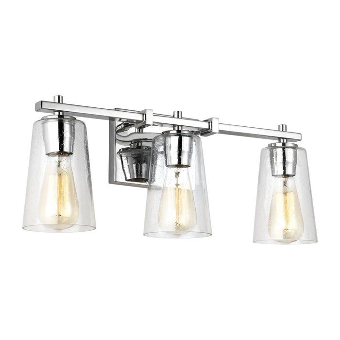 Visual Comfort Studio VS24303CH Three Light Vanity, Chrome