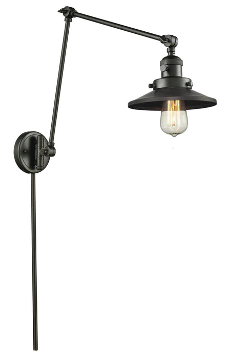 Innovations 238-OB-M5 One Light Swing Arm Lamp, Oil Rubbed Bronze