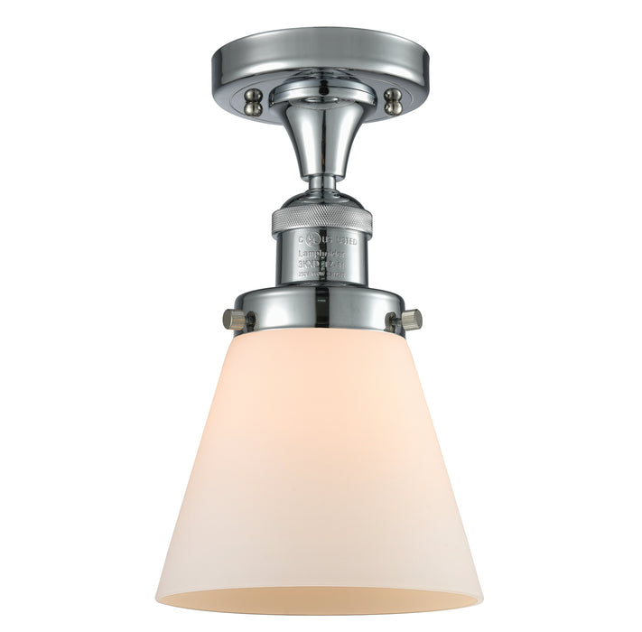 Innovations 517-1CH-PC-G61 One Light Semi-Flush Mount, Polished Chrome