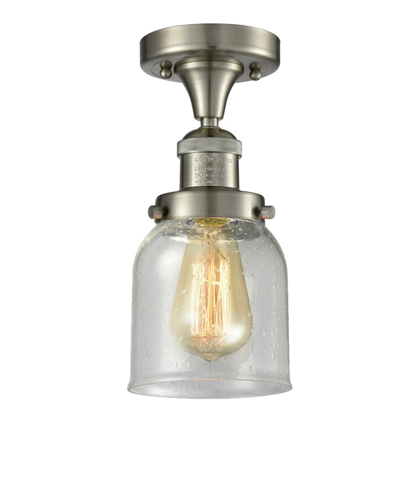 Innovations 517-1CH-SN-G54 One Light Semi-Flush Mount, Brushed Satin Nickel