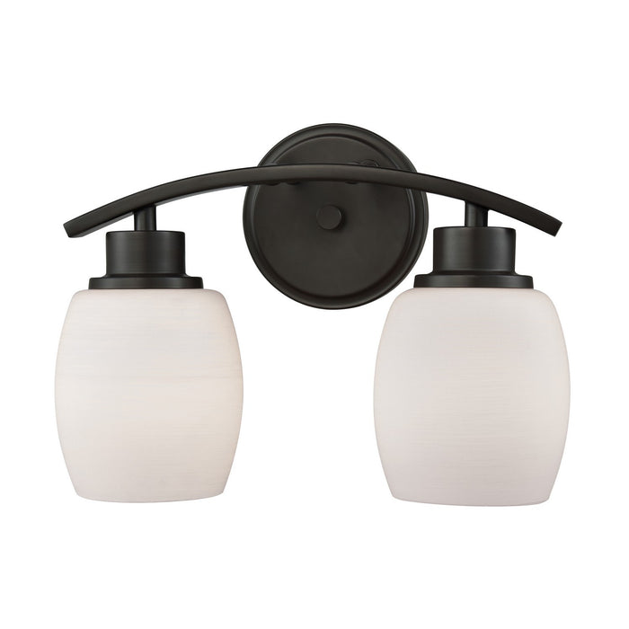 ELK Home CN170211 Two Light Vanity, Oil Rubbed Bronze