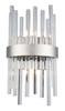 Elegant Lighting 3000W8C Two Light Wall Sconce, Chrome