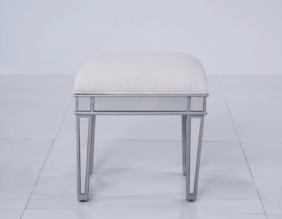 Elegant Lighting MF6-1007S Chair, Hand Rubbed Antique Silver