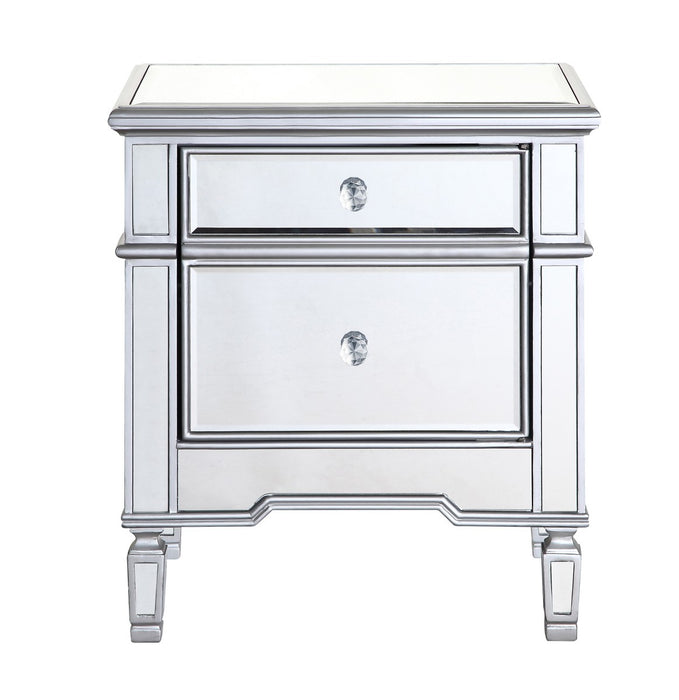 Elegant Lighting MF6-1016S Cabinet, Hand Rubbed Antique Silver