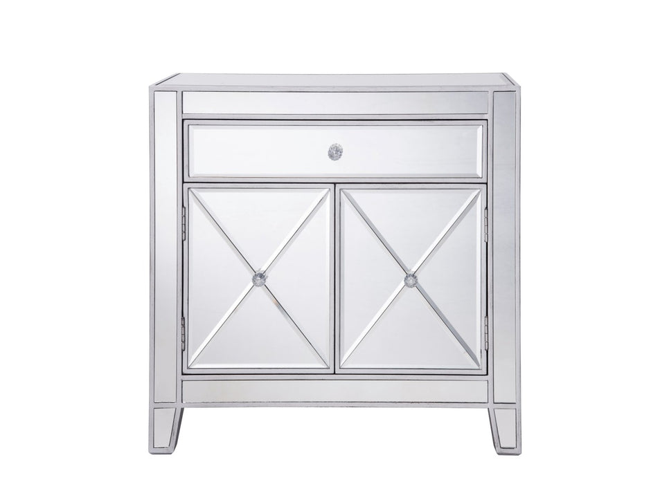 Elegant Lighting MF6-1034 Cabinet, Silver