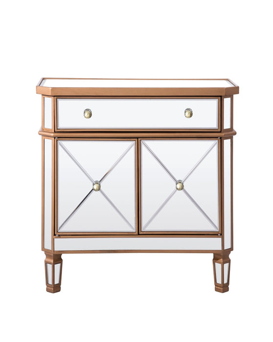 Elegant Lighting MF6-1102GC Cabinet, Hand Rubbed Antique Gold