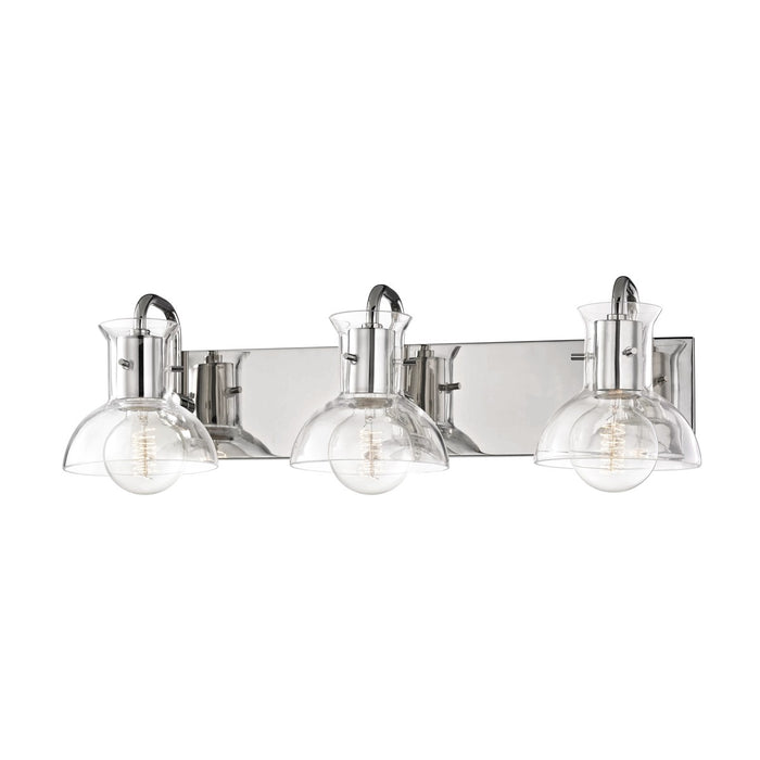 Mitzi H111303-PN Three Light Bath and Vanity, Polished Nickel