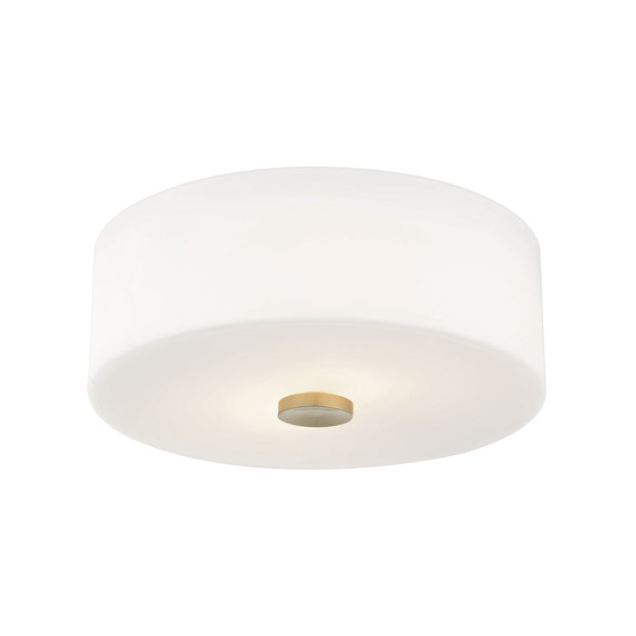Mitzi H146502-AGB Two Light Flush Mount, Aged Brass