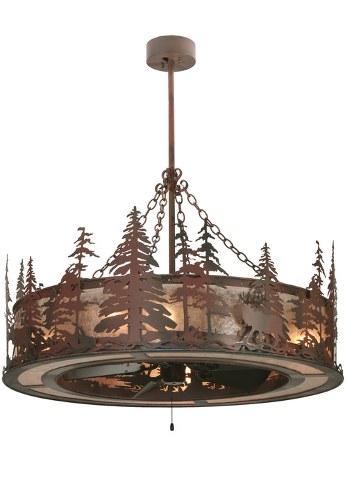 Meyda Tiffany 144299 Eight Light Chandelier, Rust,Wrought Iron