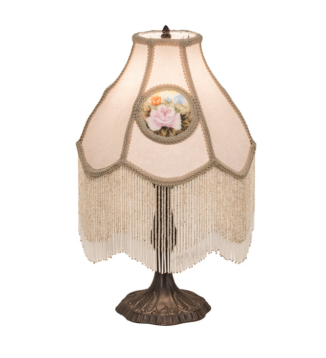 Meyda Tiffany 18092 Four Light Table Lamp, Antique