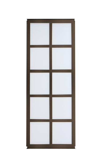 Besa BREE26-WA-BR Three Light Outdoor Wall Sconce, Bronze