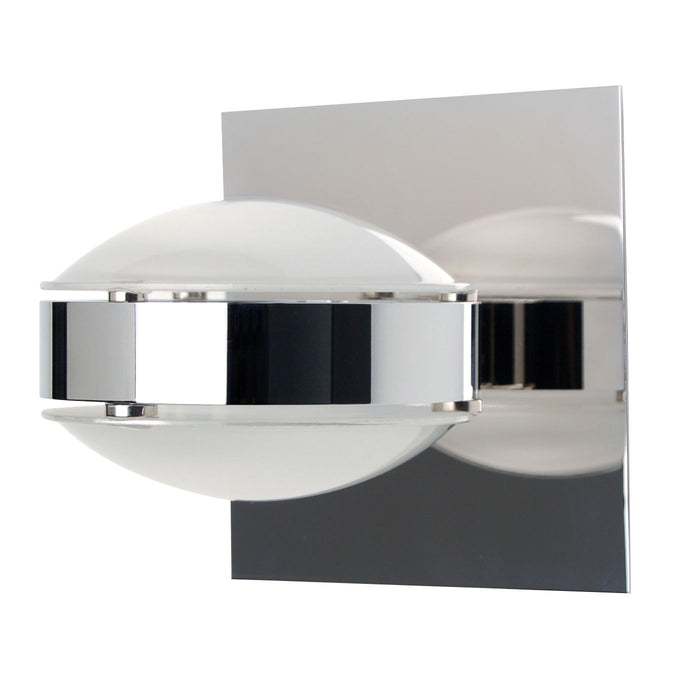 Besa OPTOS1W-FRFR-CR Wall Sconce, Chrome