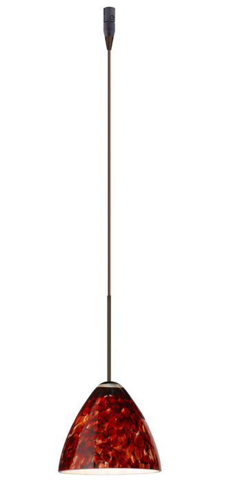 Besa RXP-177941-BR One Light Pendant, Bronze