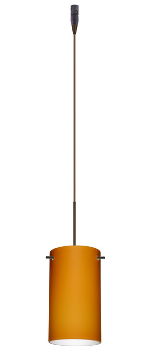 Besa RXP-440480-BR One Light Pendant, Bronze