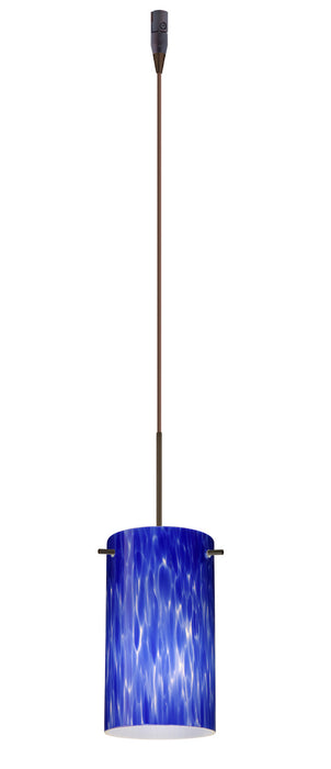 Besa RXP-440486-BR One Light Pendant, Bronze