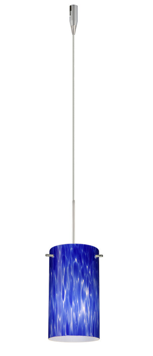 Besa RXP-440486-SN One Light Pendant, Satin Nickel