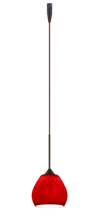 Besa RXP-5605MA-BR One Light Pendant, Bronze