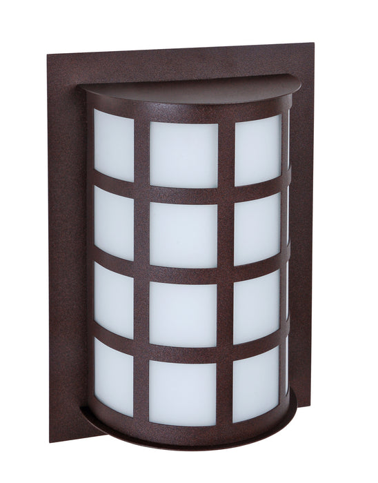 Besa SCALA13-WA-BR One Light Outdoor Wall Sconce, Bronze