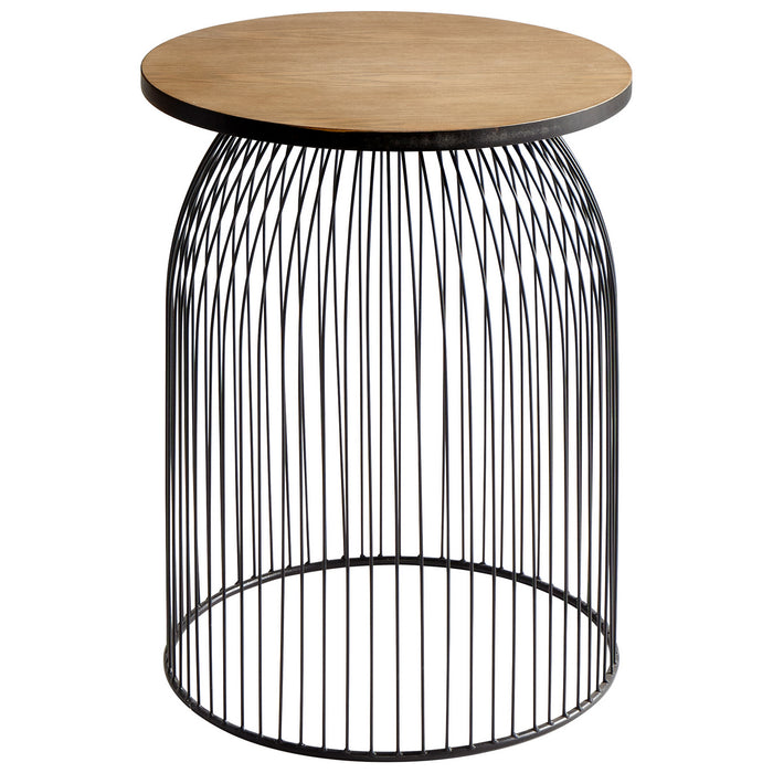 Cyan 09043 Tables, Graphite And Natural Wood