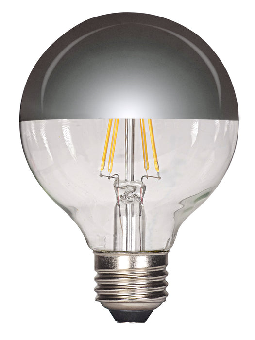 Satco S9828 Light Bulb, Silver Crown