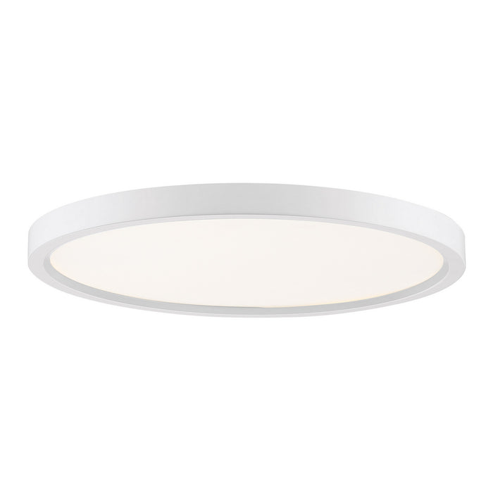 Quoizel OST1715W LED Flush Mount, Matte White