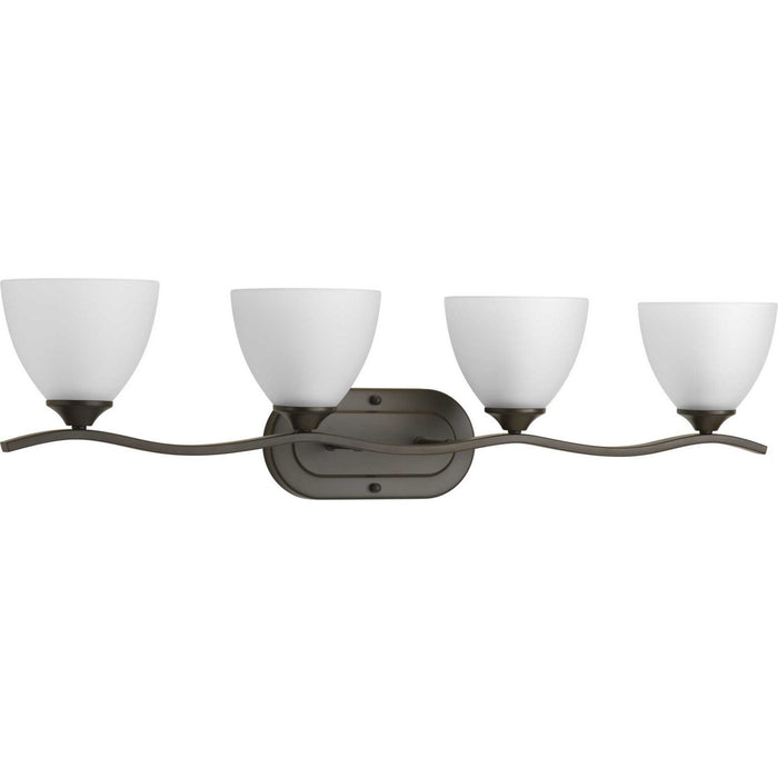 Progress Lighting P300098-020 Four Light Bath Bracket, Antique Bronze
