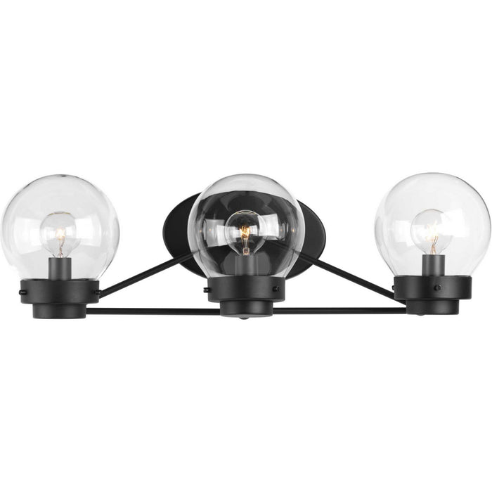 Progress Lighting P300114-031 Three Light Bath, Black