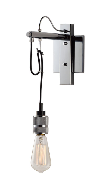 Maxim 12143PC One Light Wall Sconce, Polished Chrome
