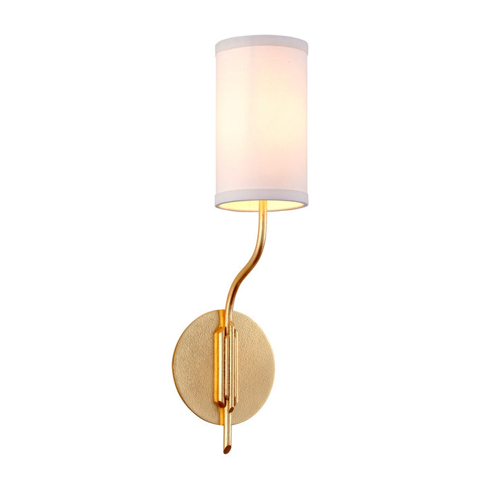 Troy Lighting B6161 One Light Wall Sconce, Textured Gold Leaf
