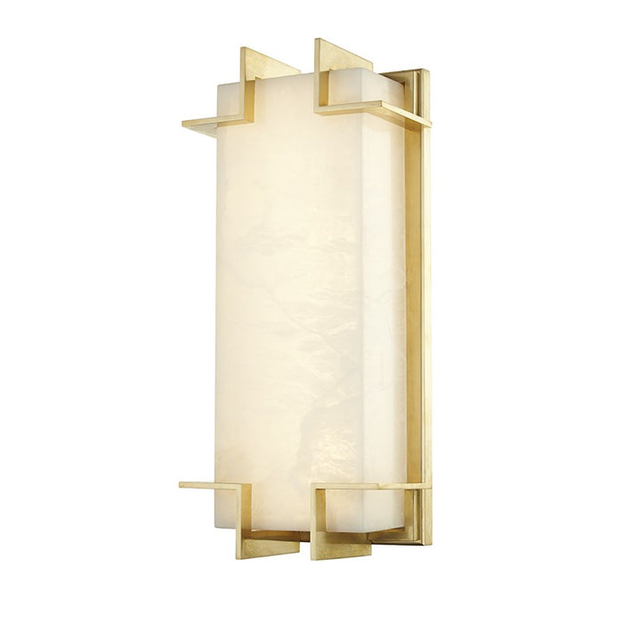 Hudson Valley 3915-AGB LED Wall Sconce, Aged Brass