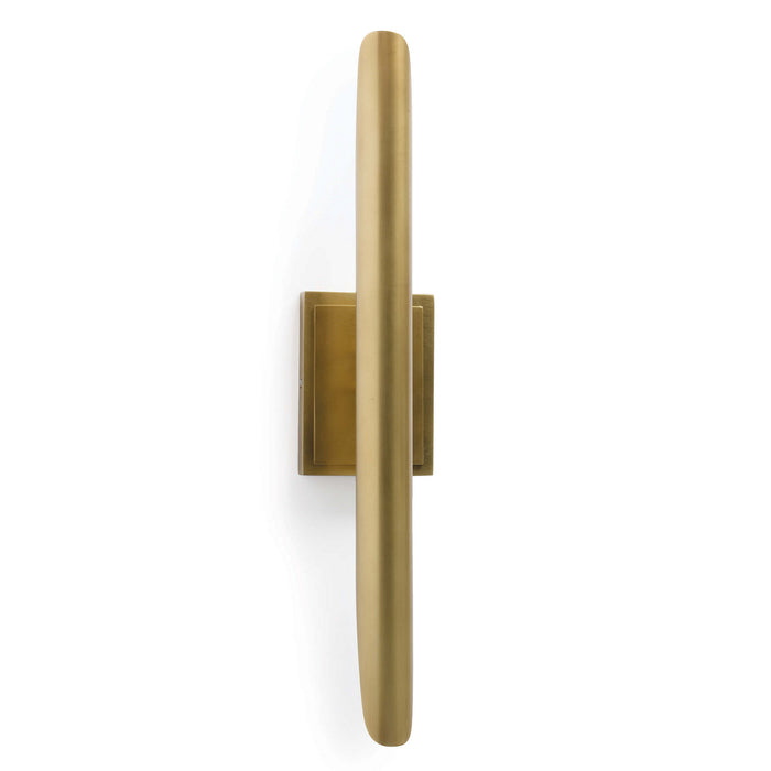 Regina Andrew 15-1045NB Two Light Wall Sconce, Natural Brass