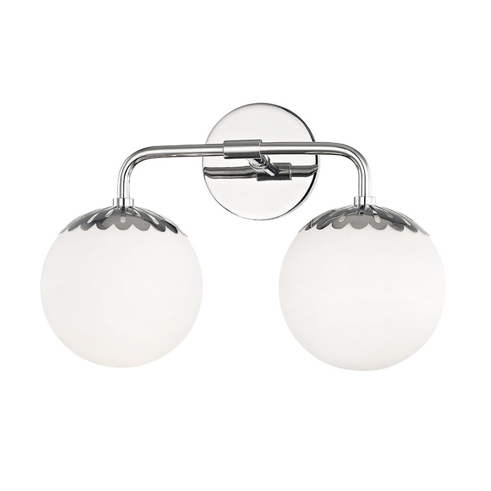 Mitzi H193302-PN Two Light Bath and Vanity, Polished Nickel