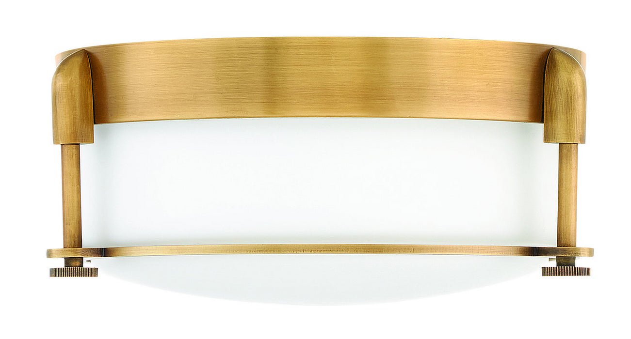 Hinkley 3231HB LED Flush Mount, Heritage Brass