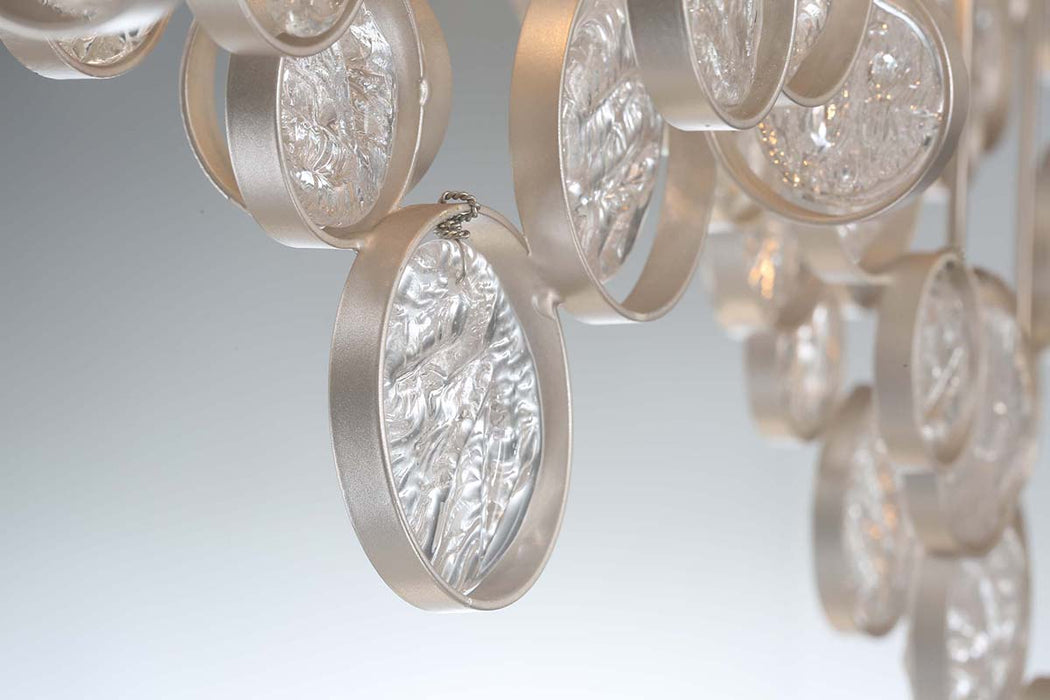 Eurofase 34032-015 15 Light Chandelier, Chrome