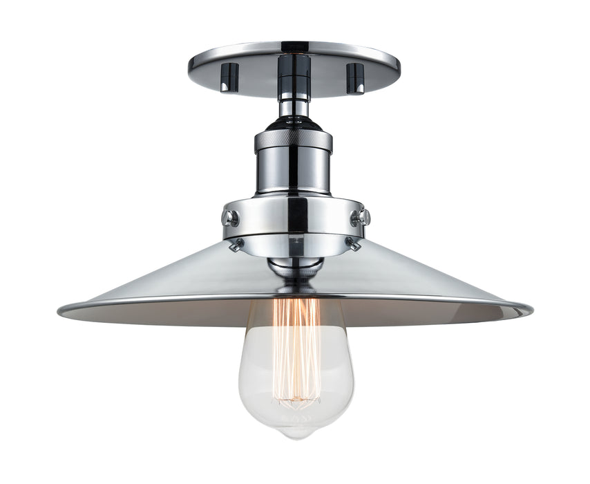 Matteo Lighting X46111CHCH One Light Flush Mount, Chrome
