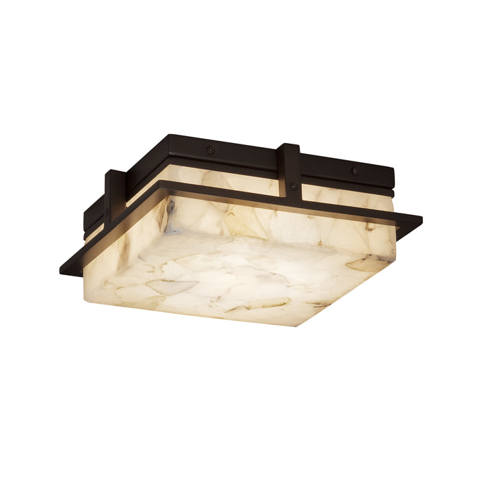Justice Designs ALR-7560W-DBRZ LED Outdoor Flush Mount, Dark Bronze