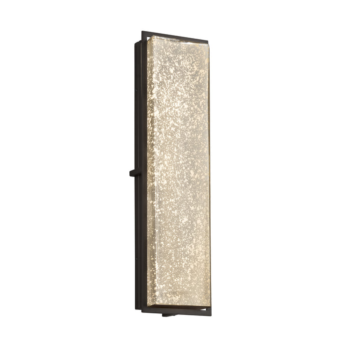 Justice Designs FSN-7565W-MROR-MBLK LED Outdoor Wall Sconce, Matte Black
