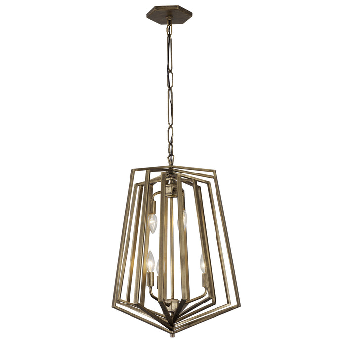 Varaluz 262F06HG Six Light Foyer Pendant, Havana Gold